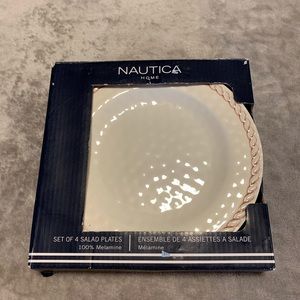 NWT Nautica Salad plates set of 4